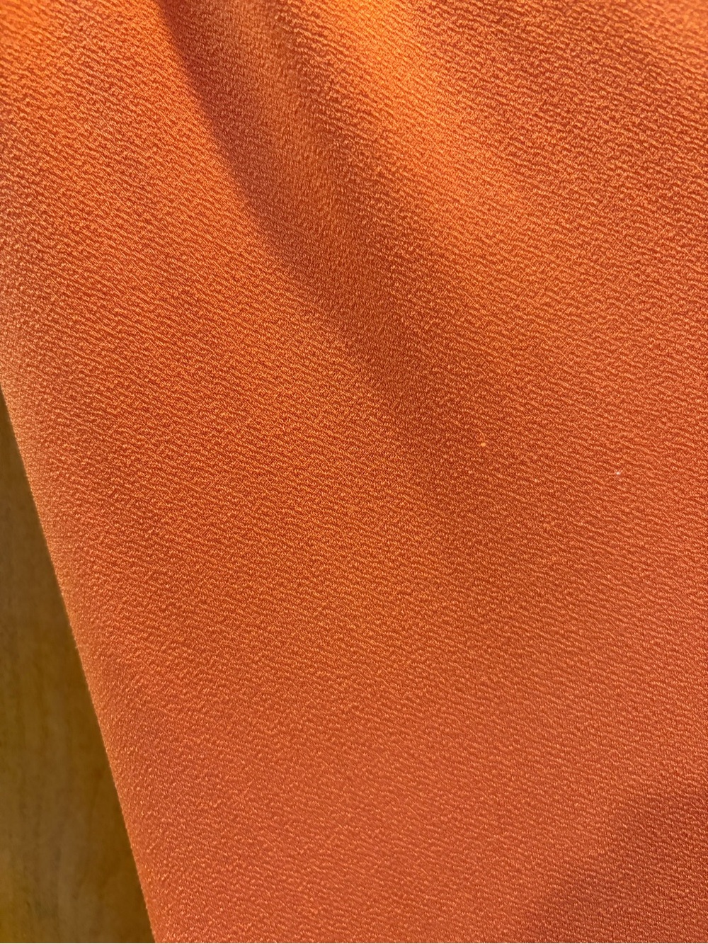 BHLDN One-Shoulder Asymmetric Orange Midi Dress Size Medium - Picture 9 of 16